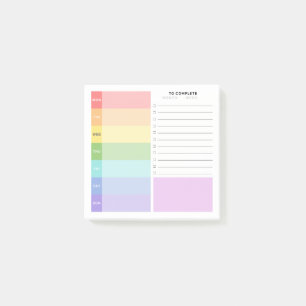 Studienplaner Post-it Klebezettel