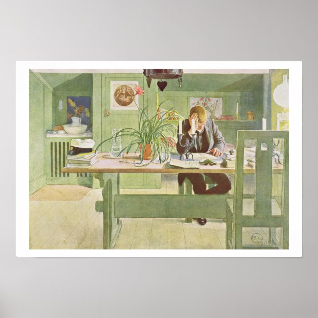 Studienzimmer, Pub. in 'Lasst Licht Hinin'(`Lassen Poster (Vorne)