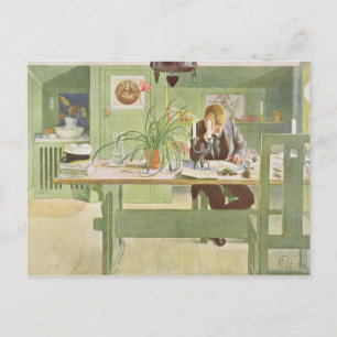 Studienzimmer, Pub. in 'Lasst Licht Hinin'(`Lassen Postkarte