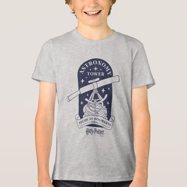 Studieren Sie am HOGWARTS™ Astronomieturm Tri-Blend Shirt (Vorderseite)