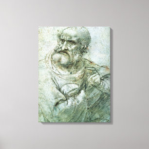 Studieren Sie für einen Apostel vom letzten Leinwanddruck