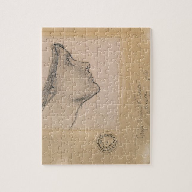 Studieren Sie für "Lamia", c.1904-05 (Bleistift Puzzle (Vertikal)