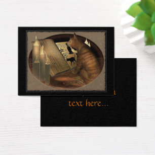 Studieren von Katzen-Lektionen ATC ACEO