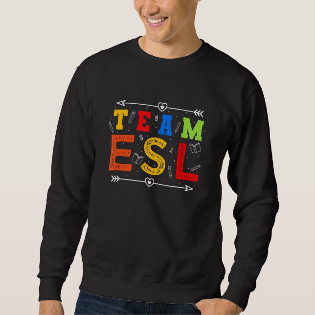Studierende in Esol Esl English Language Non Nativ Sweatshirt (Vorderseite)