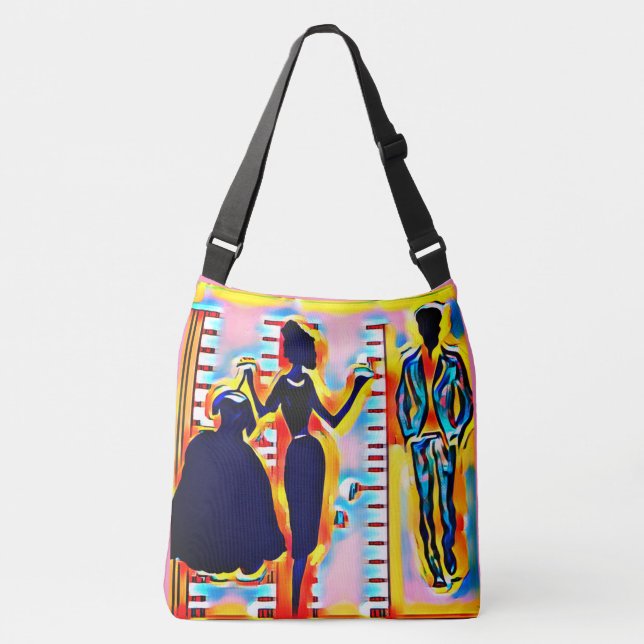 Studio16 Crossbody-Tasche Tragetaschen Mit Langen Trägern (Vorderseite)