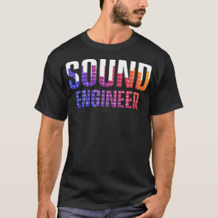 Studio Audio Engineer Tools Sound Typ Tech T-Shirt
