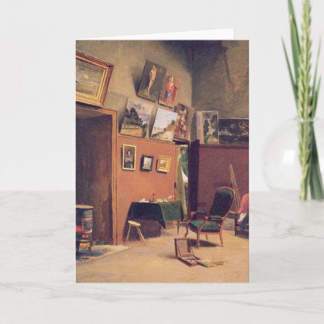 Studio auf der Rue de Furstenberg | Fré dé Bazil Karte (Vorderseite)