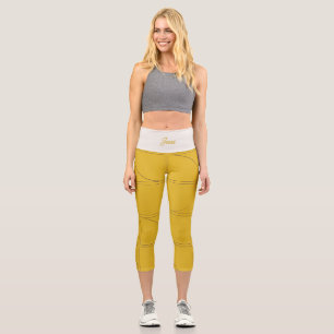 Studio bis Straße Minimal Muster   Benutzerdefinie Capri Leggings