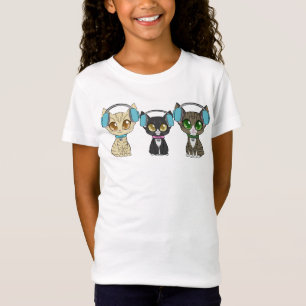 Studio Cats Girls' Fine Jersey T - Shirt