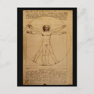 Studio Del Corpo Umano_Studies der Meister Postkarte