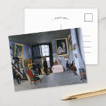 Studio en Rue de la Condamine | Fré dé Bazille Postkarte<br><div class="desc">Das Künstlerstudio,  Rue de la Condamine (1870) von dem französischen Impressionisten Fré dé. Original-Kunstwerk ist ein Ölgemälde auf der Leinwand,  das das Innere eines Kunststudios abbildet. Verwenden Sie die Entwurfstools,  um einen benutzerdefinierten Text hinzuzufügen oder das Bild zu personalisieren.</div>