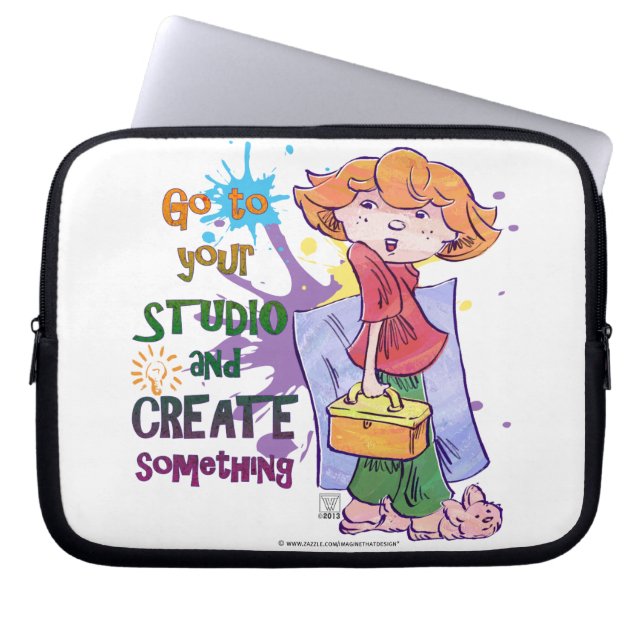 Studio erstellen laptopschutzhülle (Vorderseite)