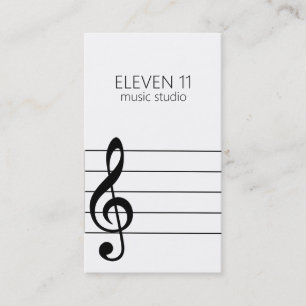 Studio für berufliche Musikaufnahmen Visitenkarte