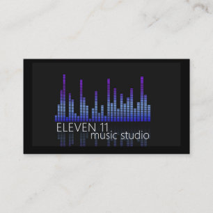 Studio für berufliche Musikaufnahmen Visitenkarte