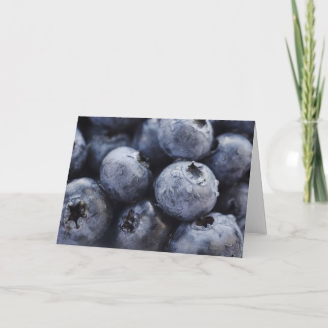 Studio geschossen von Blaubeeren 3 Karte (Vorderseite)