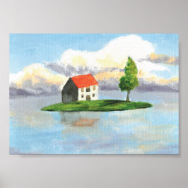 Studio Ghibli Landscape Print, Value Poster Paper