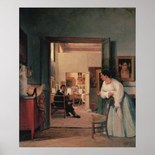 Studio in Rom Poster