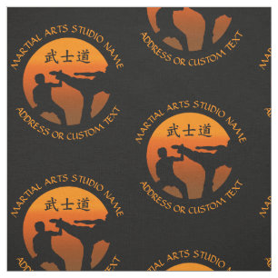 Studio-Inhaber Kampfkunst-Karate-Taekwondos Kung Stoff