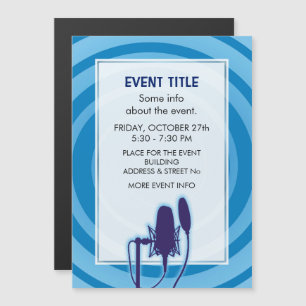 Studio Mikrofon Magnetkarte