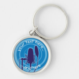 Studio Mikrofon Schlüsselanhänger