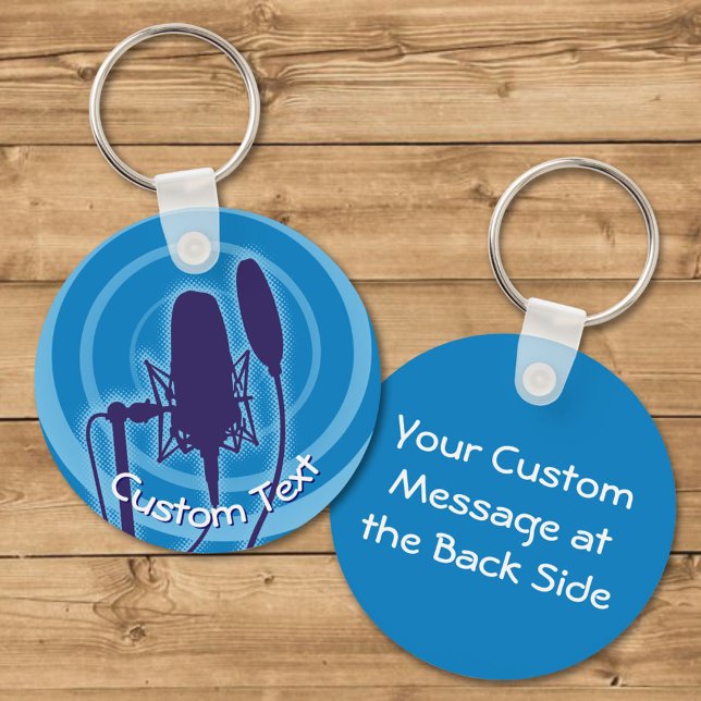 Studio Mikrofon-Schlüsselanhänger Schlüsselanhänger (Von Creator hochgeladen)