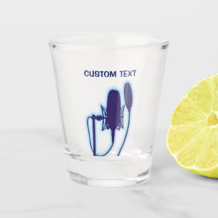 Studio Mikrofon Schnapsglas