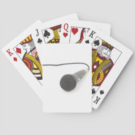 Studio-Mikrofon Spielkarten