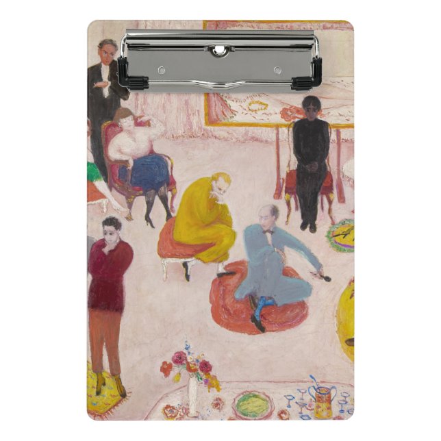 Studio Party von Florine Stettheimer Mini Klemmbrett (Vorderseite)