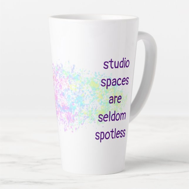 "Studio-Räume sind selten sprachlos" Künstler Milchtasse (Rechte Ecke)