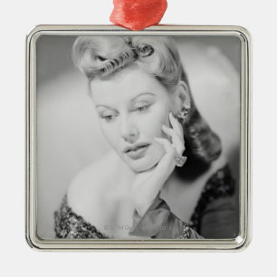 Studio-Schuss Silbernes Ornament