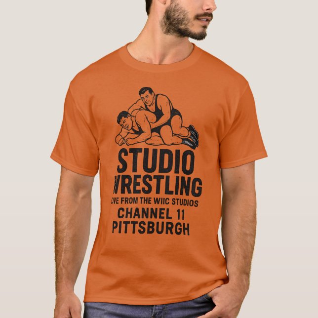 Studio-Wrestling T-Shirt (Vorderseite)