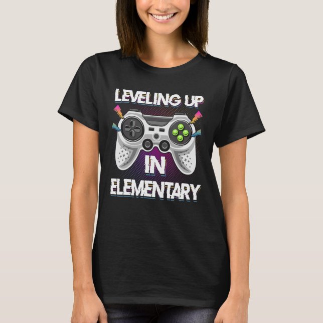 Studium der T-Shirts für elementare Videospiele (Vorderseite)