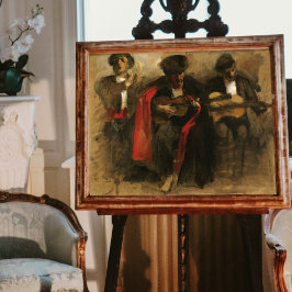 Studium für sitzende Musiker, Sargent Poster