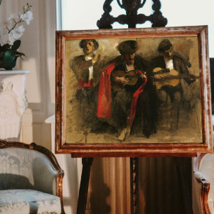 Studium für sitzende Musiker, Sargent Poster