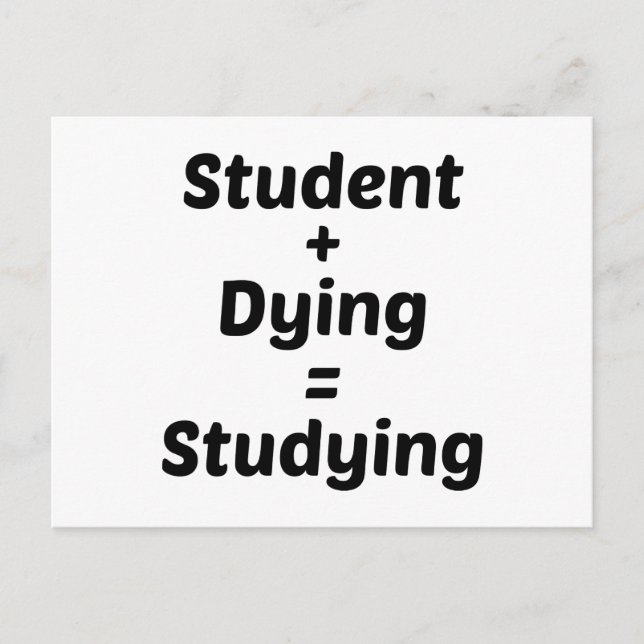 Studium Postkarte (Vorderseite)