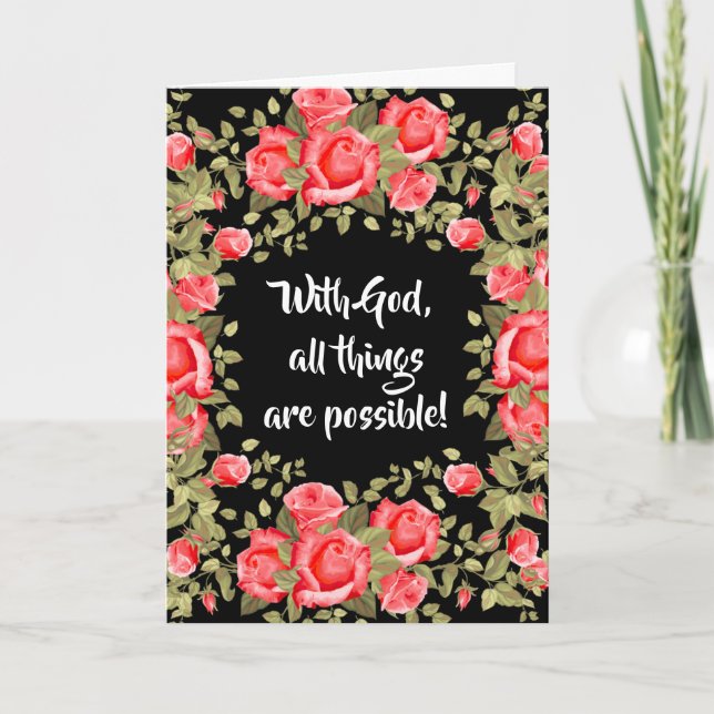 Studium Sacred Heart Religious Karte (Vorderseite)