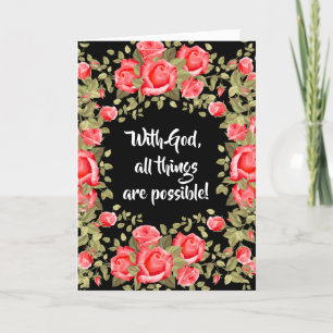 Studium Sacred Heart Religious Karte