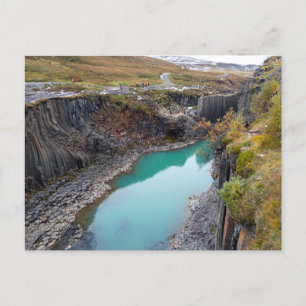 Studlagil Canyon, Island Postkarte