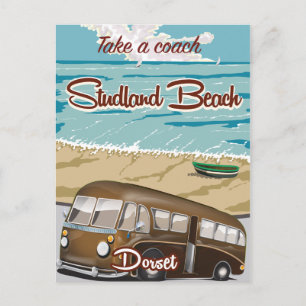 Studland Beach Dorset Postkarte