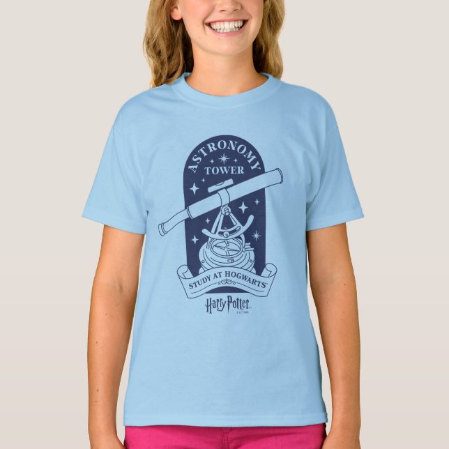 Study at HOGWARTS™ Astronomy Tower T-Shirt (Vorderseite)