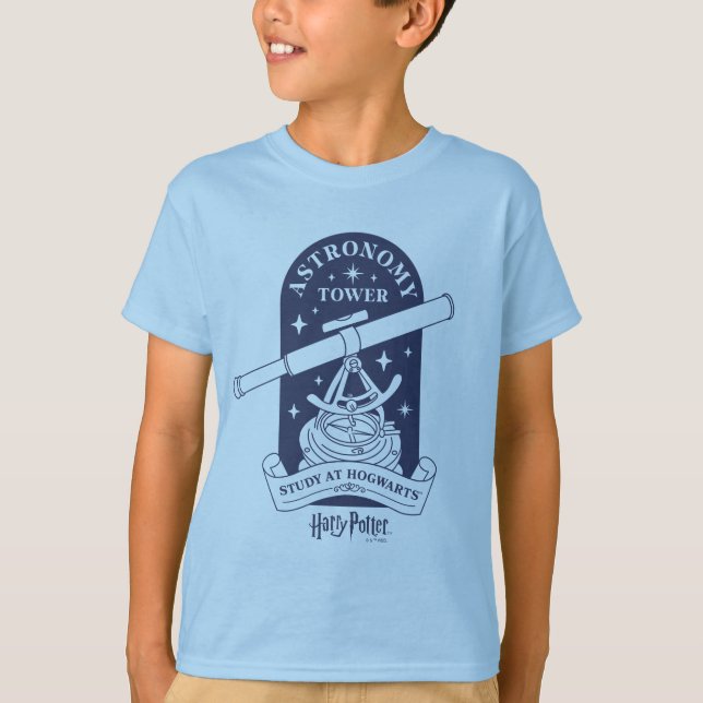 Study at HOGWARTS™ Astronomy Tower T-Shirt (Vorderseite)