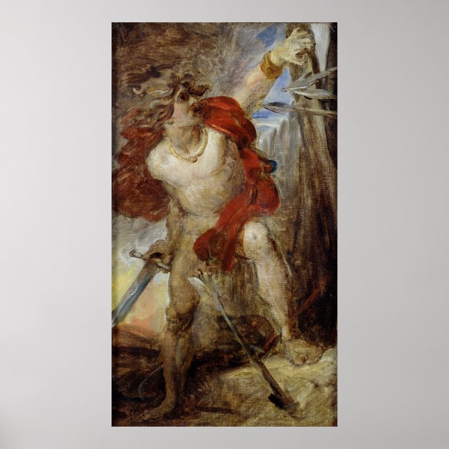 Study for Gaulish Courage, c.1830-32 Poster (Vorne)