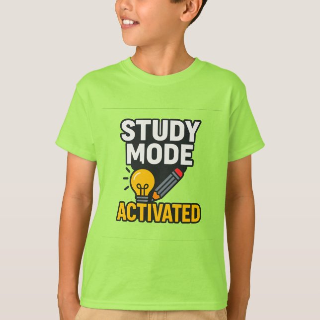Study Mode Activated • Student & Teacher  T-Shirt (Vorderseite)