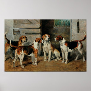 Study of Hounds Poster