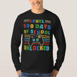 Stufe 100 Tage Schule Unabgeschlossen Retro 100 Ta T-Shirt