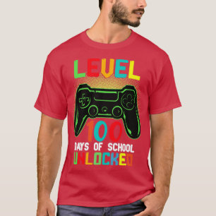 Stufe 100 Tage SchulfreigabeGaming T-Shirt