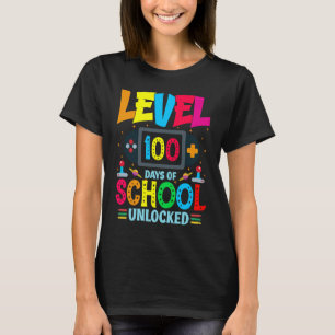 Stufe 100 Tage unverschlossenes Computerspiel T-Shirt