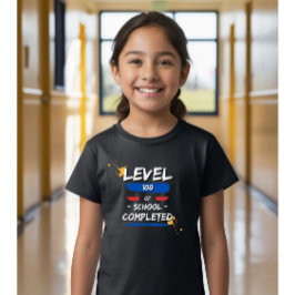 Stufe 100 Unabgeschlossen: 100 Tage Schulkinder T-Shirt