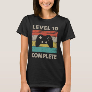 Stufe 10 abgeschlossen - 10. Hochzeitstag für H T-Shirt