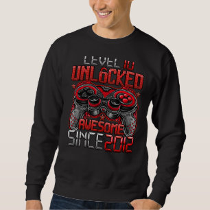 Stufe 10 Phantastisch seit 2012 10. Geburtstag Sweatshirt